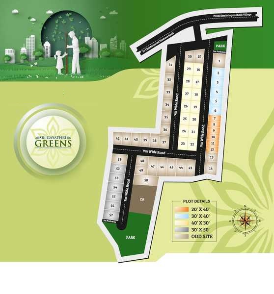 SDR Sri Gayathri Greens In Hoskote Bangalore 22 00 Lac Floor Plans