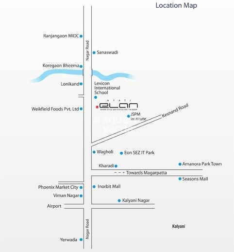 Nyati Elan In Wagholi Pune Lac Floor Plans Location Map