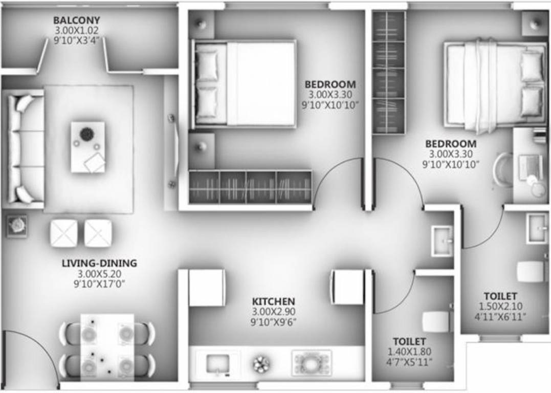 Goel Ganga G G Town Floor Plans Wagholi Pune