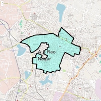 A S Rao Nagar Map