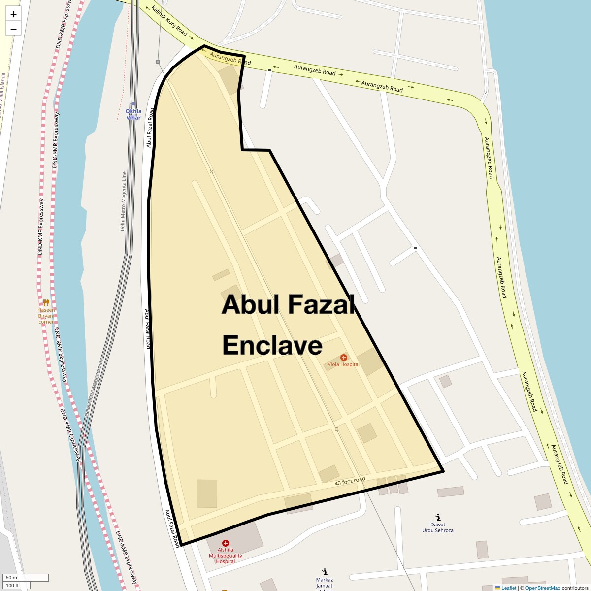 Check Time Travel of Abul Fazal Enclave, Delhi
