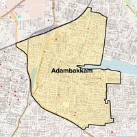 Adambakkam Map