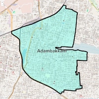 Adambakkam Map