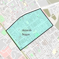 Adarsh Nagar Map
