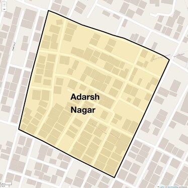 Location Map of Adarsh Nagar, Hyderabad