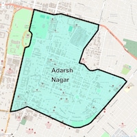 Adarsh Nagar Map