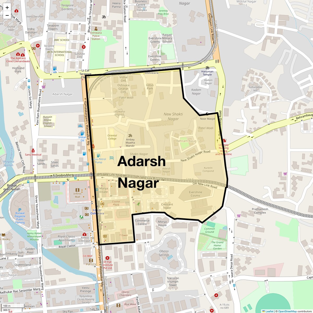 Check Time Travel of Adarsh Nagar, Mumbai