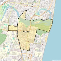 Adyar Map