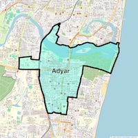 Adyar Map
