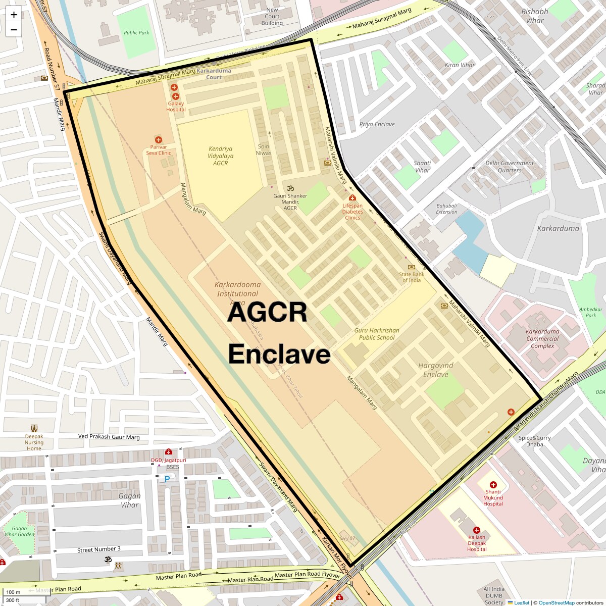 Check Time Travel of Agcr Enclave, Delhi