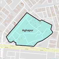 Location Map of Aghapur, Noida