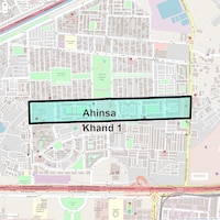 Ahinsa Khand 1 Map