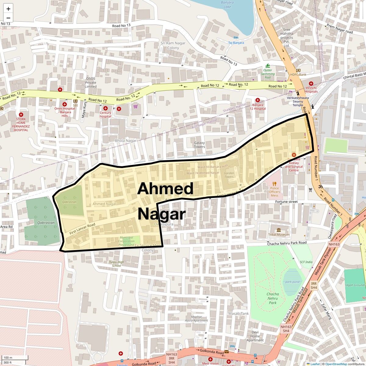 Check Time Travel of Ahmed Nagar, Hyderabad