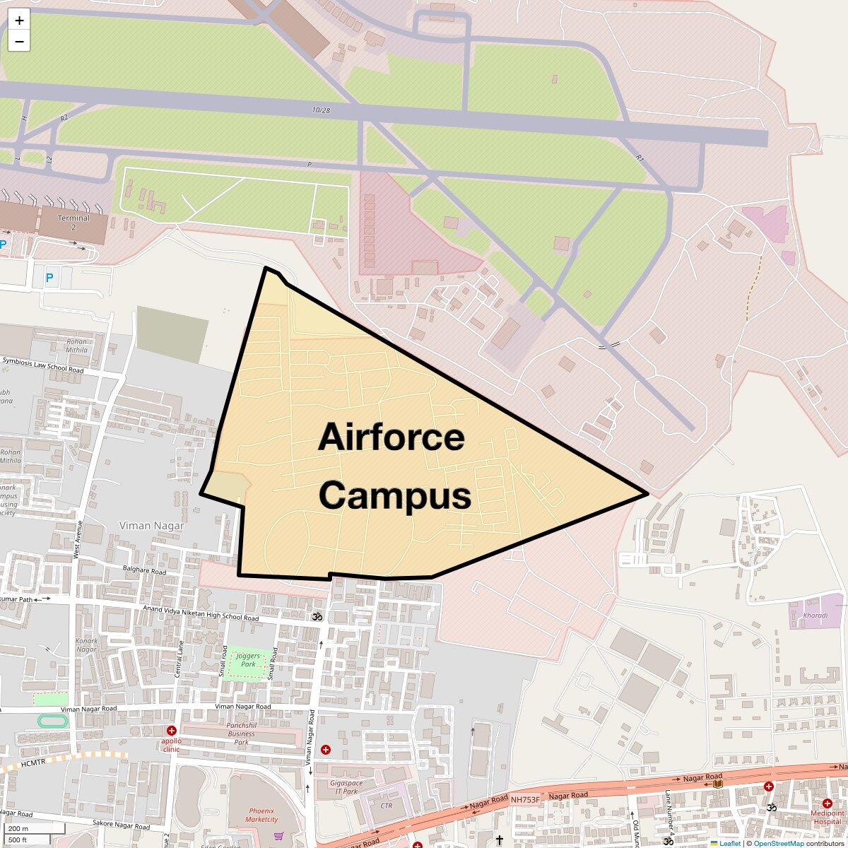 Check Time Travel of Airforce Campus, Pune