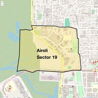 Airoli Sector 19 Map