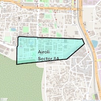 Airoli Sector 8A Map
