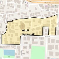 Airoli Sector 9F Map