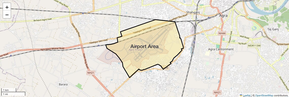 Airport Area,Agra