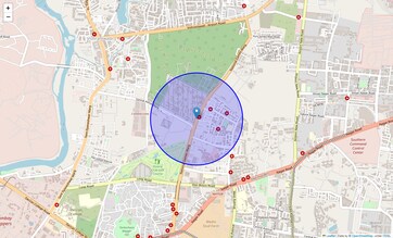 Location Map of Airport Road, Pune