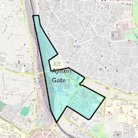 Ajmeri Gate Map