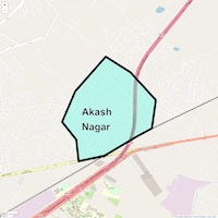 Akash Nagar Map