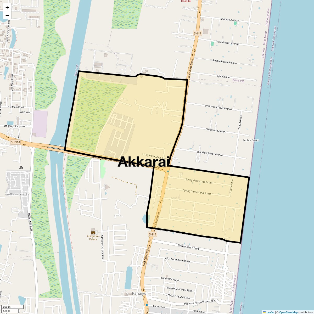 Akkarai Map