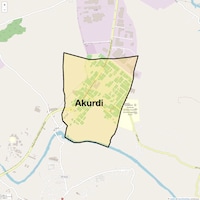 Akurdi Map