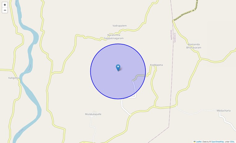 Location Map of Alamanda
