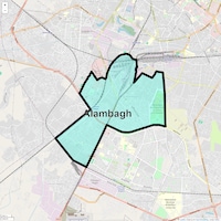 Alambagh Map
