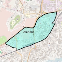 Alandur Map