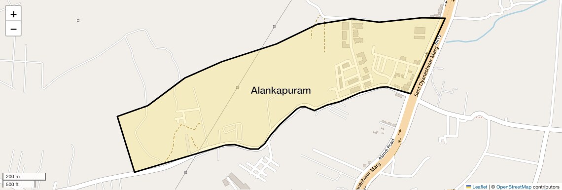 Location Map of Alankapuram, Pune
