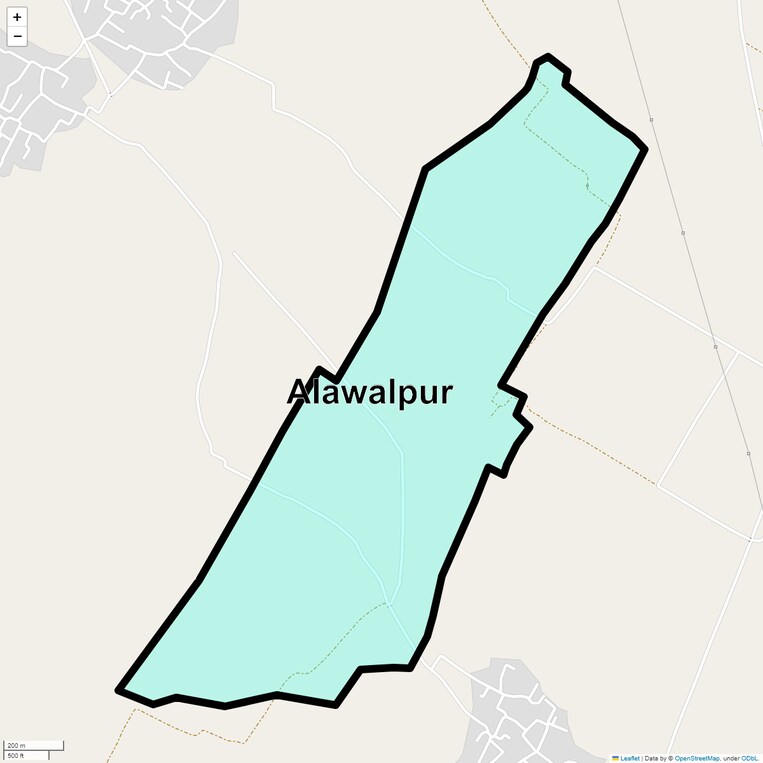 Location Map of Alawalpur