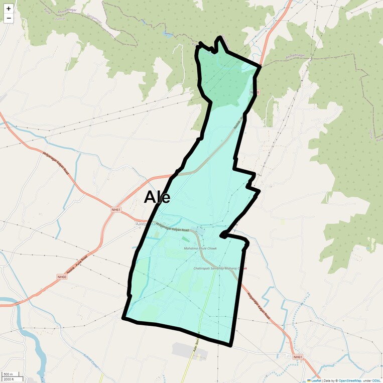 Location Map of Ale