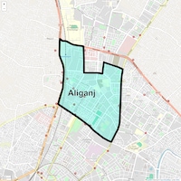 Aliganj Map