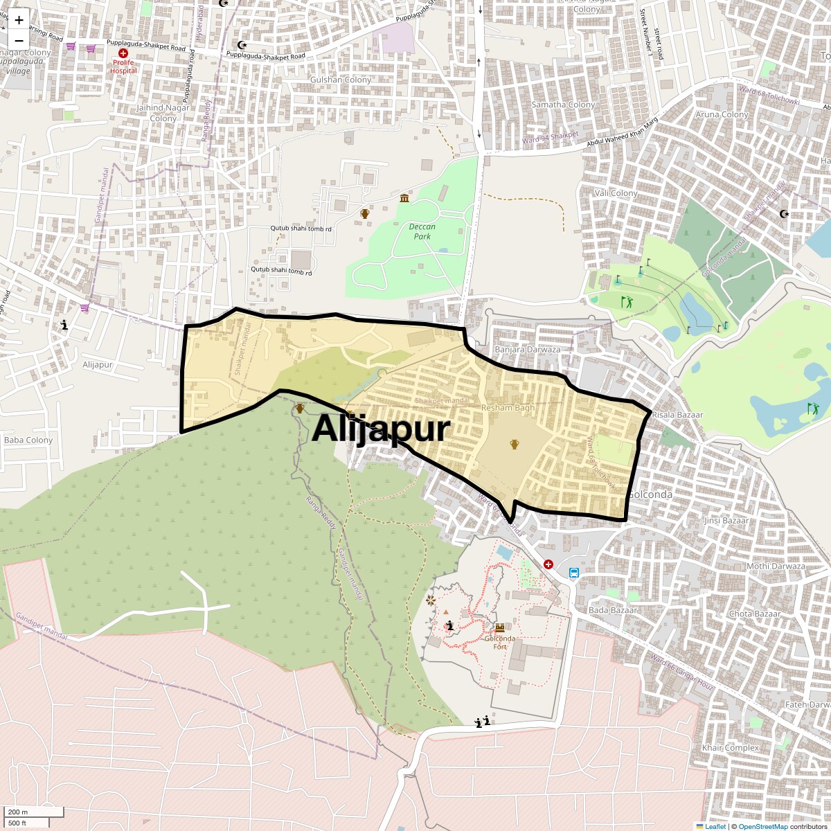 Check Time Travel of Alijapur, Hyderabad