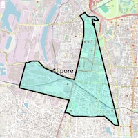 Alipore Map