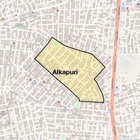 Alkapuri Map