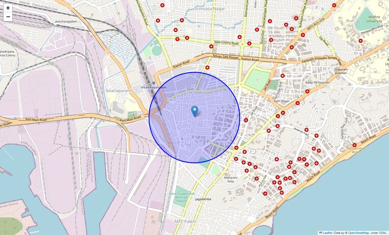 Location Map of Allipuram