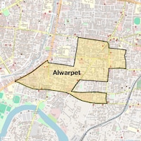 Alwarpet Map