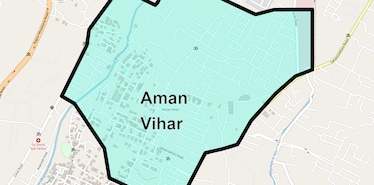 Location Map of Aman Vihar, Dehradun