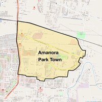 Amanora Park Town Map