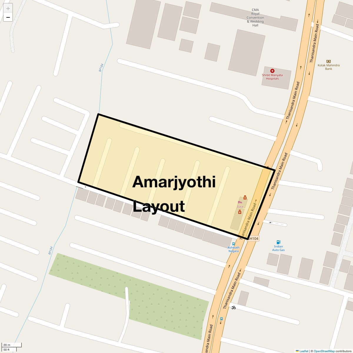 Check Time Travel of Amarjyothi Layout, Bangalore