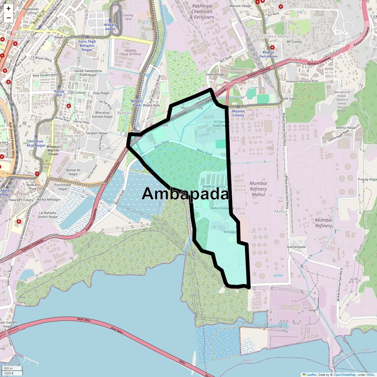 Location Map of Ambapada
