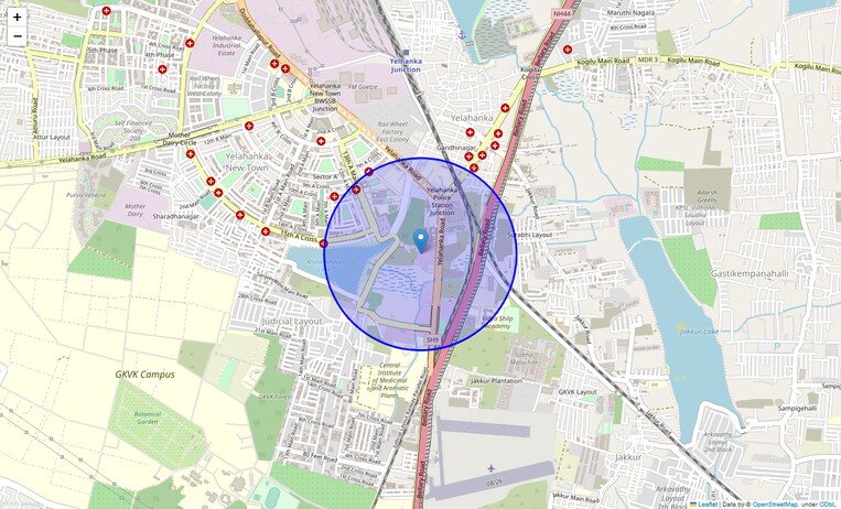 Location Map of Ambedkar Colony