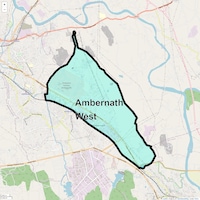 Ambernath West Map
