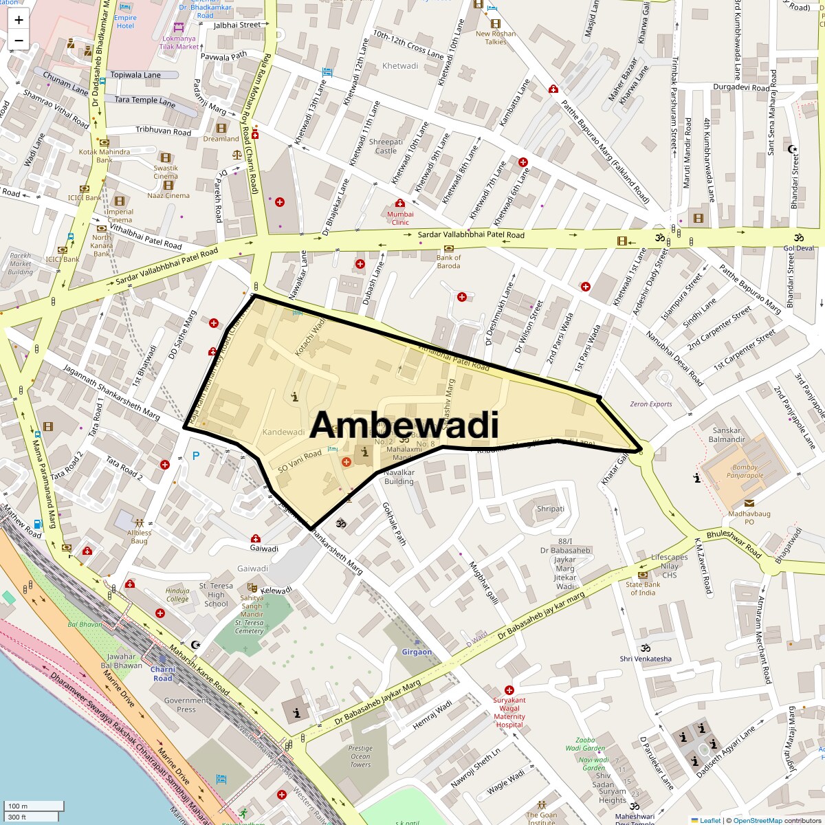 Ambewadi Map