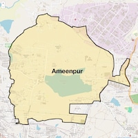 Ameenpur Map