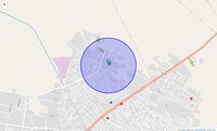 Location Map of Amehra Adipur, Meerut