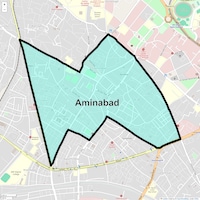 Aminabad Map