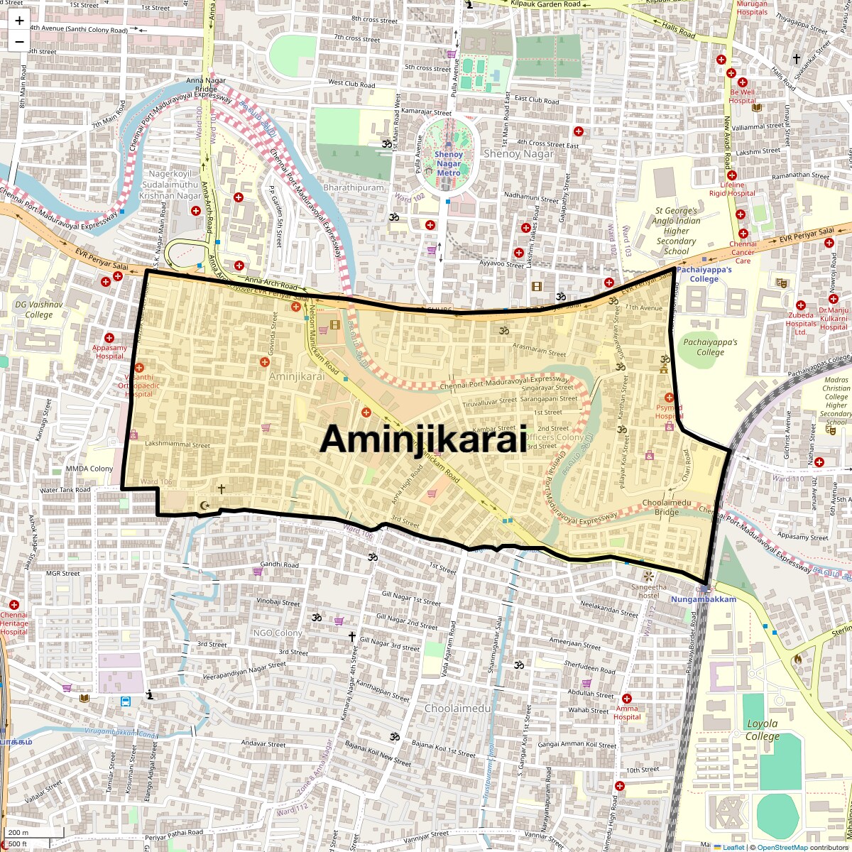 Check Time Travel of Aminjikarai, Chennai